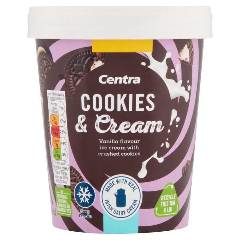 Centra Cookies & Cream Ice Cream 500ml
